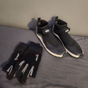 Gill Sailing Boots And Musto Gloves